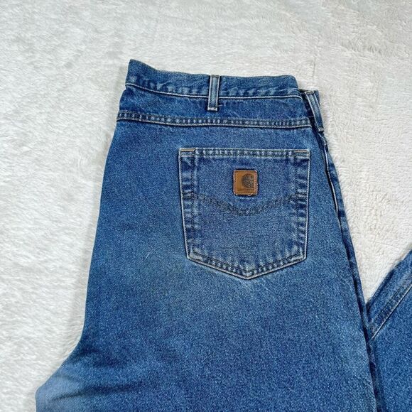 Carhartt Mens Relaxed Fit Denim Jeans - Picture 2 of 8